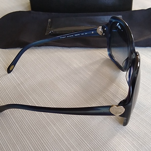 Tiffany & Co. Beautiful Blue Heart Sunglasses - Picture 4 of 14